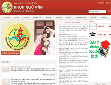 Tablet Screenshot of nguvan.hnue.edu.vn